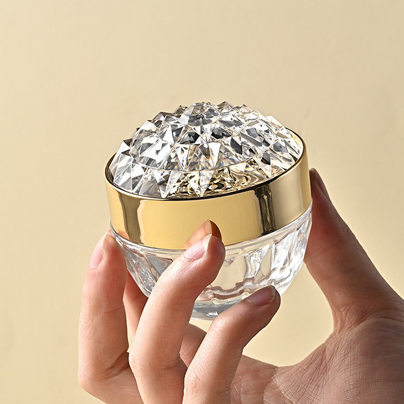 Luxury Skincare Bottles - 1 stücke Luxus Diamant 50g Glas