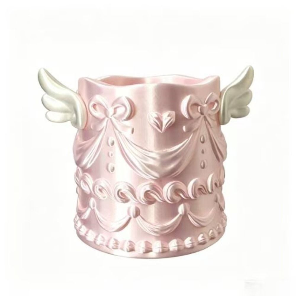 Luxury Skincare And Makeup Brands - Seidenweicher Make-up Pinselhalter mit Relief-Design, Desktop-Aufbewahrung,