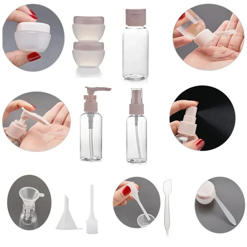 Luxury Skincare Bottles - Luxus-Reiseflaschen-Set 11-in-1 TSA-zugelassene Kosmetikbehälter für Hautpflege-Lotionen