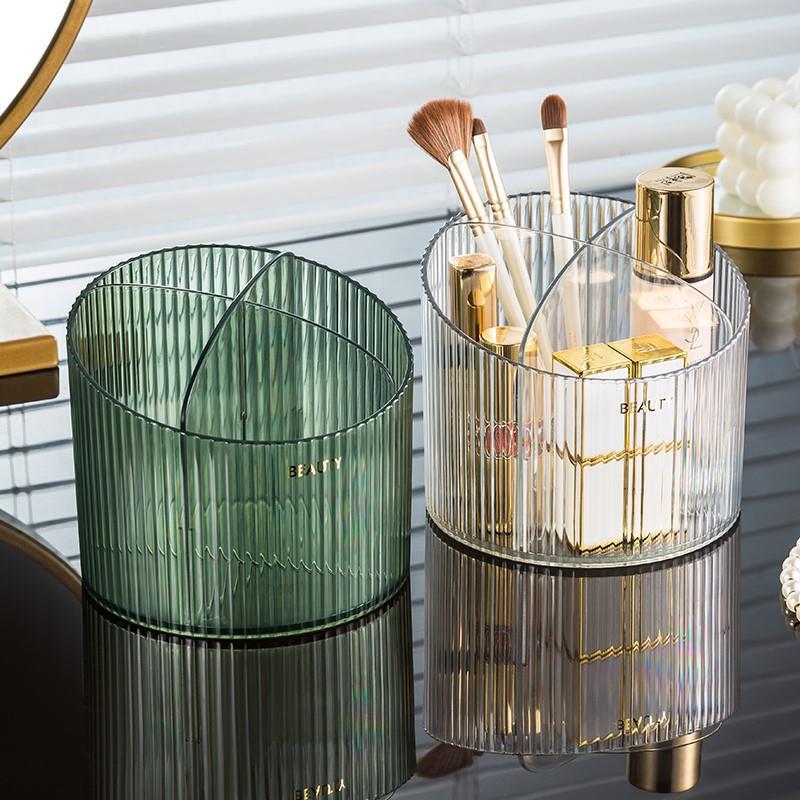 High Luxury Skincare - Luxuriöse transparente Aufbewahrungsbox für den Schreibtisch,