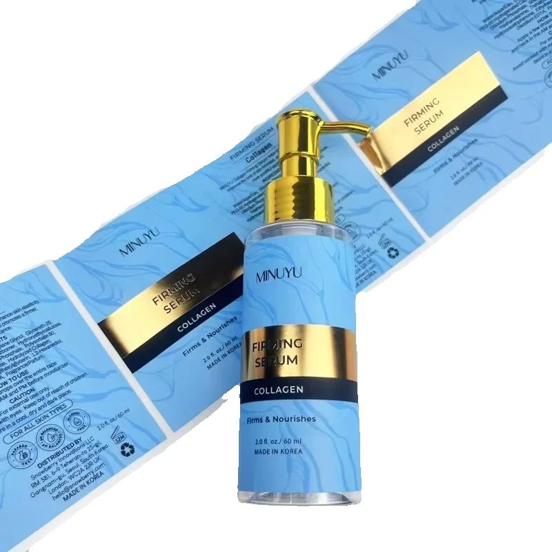 Luxury Skincare Labels - Individuell bedruckte, biologisch abbaubare Aufkleber |