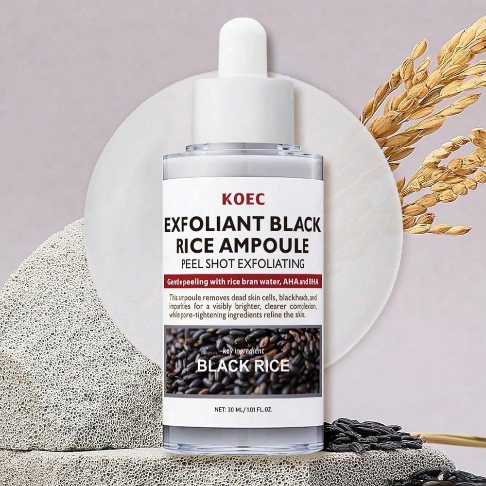 Luxury Skincare Daily - Exfolierende Ampulle mit schwarzem Reis 80ml
