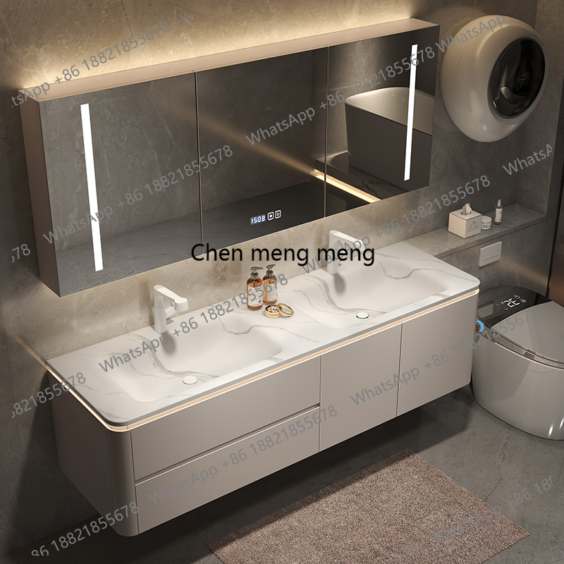 Luxury Skincare Accessories - Leicht luxuriöser, moderner Badezimmerschrank, Spiegelzubehör, Toilette,