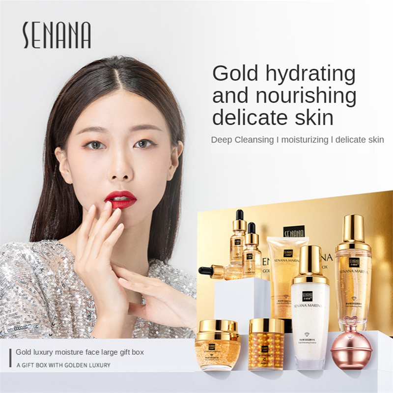 Frauen 24K Gold Hautpflege Set – Luxury Skincare Toner Bewertung und Preis
