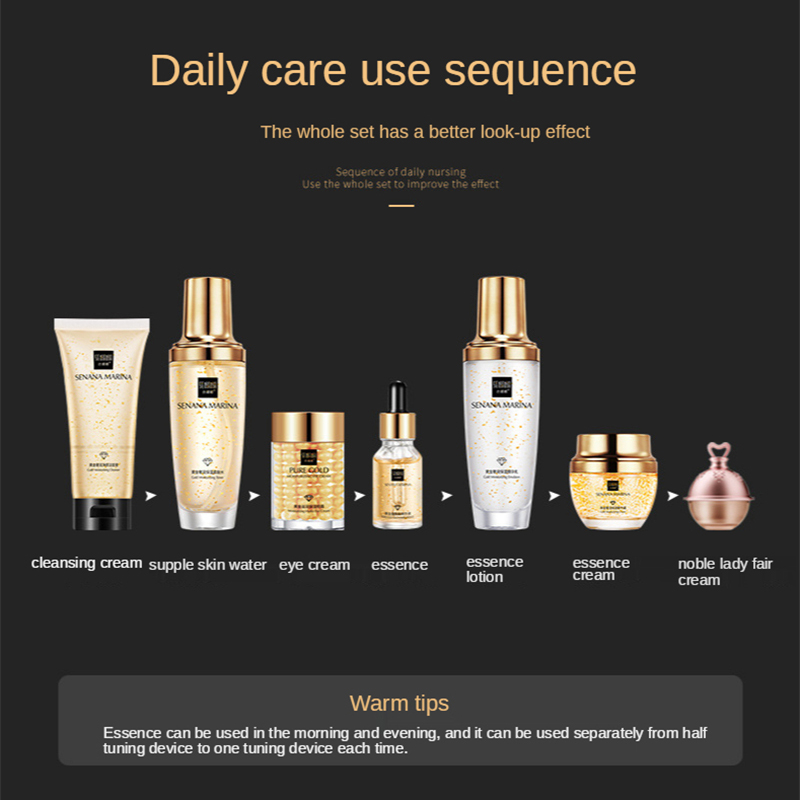 Frauen 24K Gold Hautpflege Set – Luxury Skincare Toner Bewertung und Preis